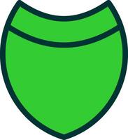 Shield Colorful Icon Style vector