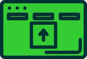 Drag And Drop Colorful Icon Style vector