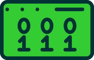 Web Coding Colorful Icon Style vector