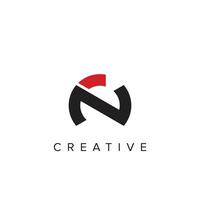 Creative and Minimal Trendy Letter NC or CN Logo Design, Initial Based Alphabet Icon Logo in Editable Format. vector