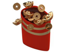 Chinese new year with 3D realistic red envelope, ornaments, gold coin, gold ingots, lanterns and chinese cloud for presentation, banner, Ads. Mid Autumn festive luxury concept. Year of the Snake png