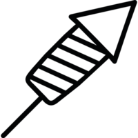 Fireworks icon on a transparent background png