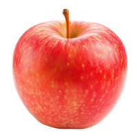 Fresh red apple without seeds, isolated on a transparent background for a clean and vibrant display of nature's harvest, Apple fruit without seed isolated on transparent background png