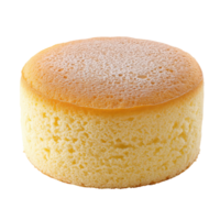 Basic sponge cake with a light texture, displayed on a transparent background for baking inspiration and dessert ideas, basic sponge cake isolated on transparent background png