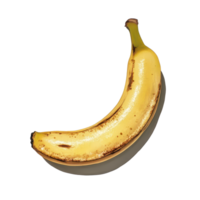 Fresh banana slice against a clean transparent background showcasing its vibrant yellow color and natural texture, banana slice on transparent background png
