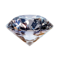 A stunning big diamond glimmers brilliantly against a clean transparent background, showcasing its exquisite facet work, Beautiful big diamond isolated onisolated on transparent background png