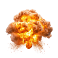 fest Feuer Explosion auf ein transparent Hintergrund präsentieren heftig Flammen und Rauch Dynamik, groß Feuer Explosion isoliert auf transparent Hintergrund png