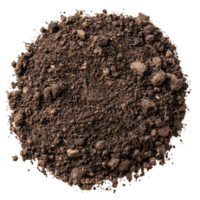 Beautiful isolated soil photographed against a clean transparent background highlighting its texture and richness, Beautiful soil gateon aisolated on transparent background png