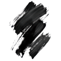 Abstract black brush strokes create striking artistic elements with bold lines, Black Brush Strokes, Abstract Artistic Elements Isolated on transparent background png