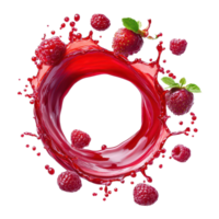 Berry juice swirl splash isolated on transparent background showcasing vibrant color and fresh fruit elements, Berry juice swirl splash isolated on transparent background png