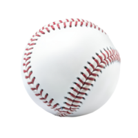 A classic baseball ball isolated on a clean transparent background highlighting its design and craftsmanship, Baseball ball isolated on transparent background png