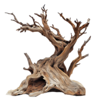 Natural aquarium driftwood hardscape with unique shapes, perfect for aquatic habitats and aquascaping projects, Aquarium Driftwood Hardscape on transparent background png