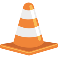 traffic cone construction tool icon png