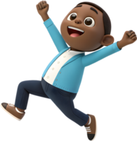 Adorable Cartoon Character Transforms Workplace Challenges with Playful Productivity. . png