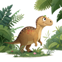 Playful Minmi Dinosaur Adds Prehistoric Charm to Every Design. . png