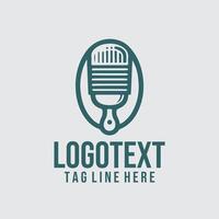 a blue wave logo design vector