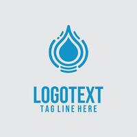 Stream Mark Linear Water Drops Logo vector