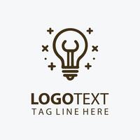 Bulb Logo Design vector