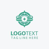 Infinite Loop ring logo vector