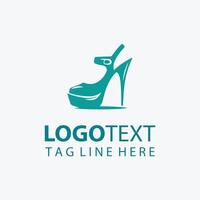 Sparkle Stiletto Heels Logo vector