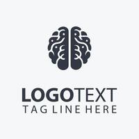 Neural FlowX Brain logo vector