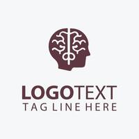 Mind Crafters Brain logo vector