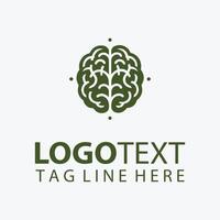 Mind Scope Brain logo vector