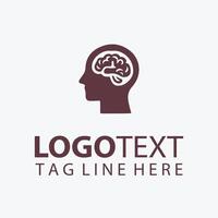 Mind Scope Brain logo vector