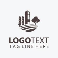 Willow Grove Farm Field Logo vector