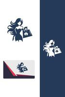 Swift Shops Girl Logo vector