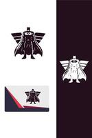 Solar Flare super hero logo vector