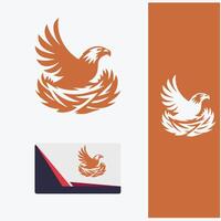 Sky Wing Eagle Nest Logo vector