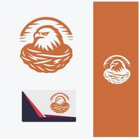 Perch Craft Eagle Nest Logo vector