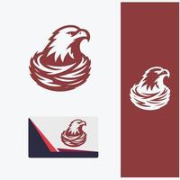 Roost Eagle Nest Logo vector