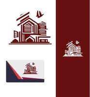 Dimension Architecture Logo Design vector