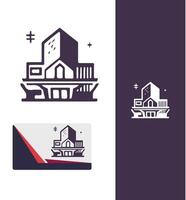 Spatial Blend Architecture Logo vector