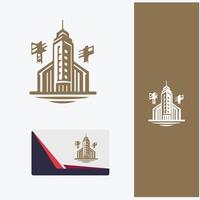 Vertical Visionaries Architecture Logo vector