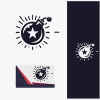 Firecracker Designs Bomb Logo vector