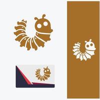 Flutter Caterpillar logo vector