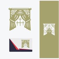 Satin Shades curtains logo vector