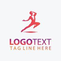 Soul Sync dancer logo vector