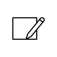 Edit text icon vector