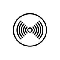 Go live icon vector
