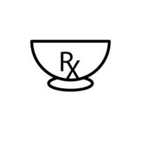 RX icon icon vector