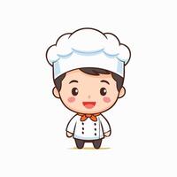 Chef Cute Worker Work Job Profession Professional Occupation Character vector