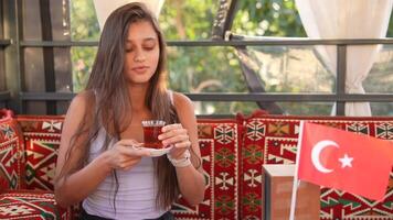 Theres nothing quite like enjoying a delightful cup of Turkish tea in a cozy, inviting setting video