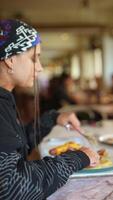 The dining experience within a cozy and inviting restaurant setting enhances every meal video