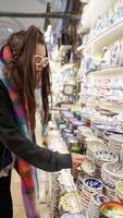 Discovering the Vibrant and Artistic World of Colorful Pottery in a Local Market Setting video