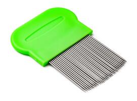 Lice comb with multiple fine teeth for effective lice removal and scalp care photo