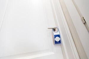 Door sign hanger - Please Make Up My Room photo